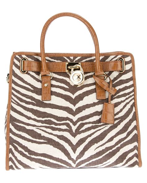 michael kors zebra print tote|Michael Kors bags for women.